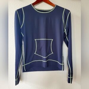 Athleta Summer Shade Long Sleeve Tee Size S